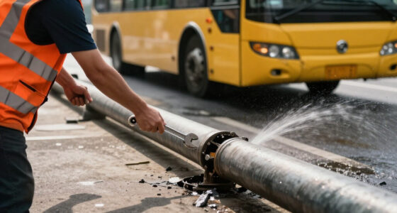 Reisebus Kollidiert Mit Oberirdischer Wasserleitung - Rbb24.de