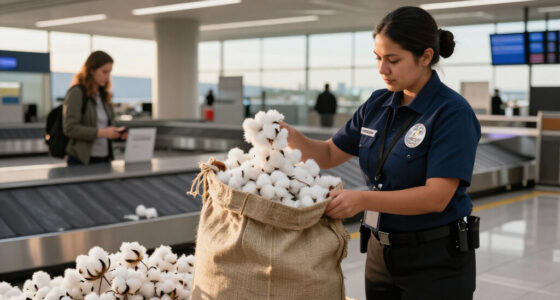 CBP Seizes 440 Pounds Of Unprocessed Cotton At Virginia’s Dulles Airport