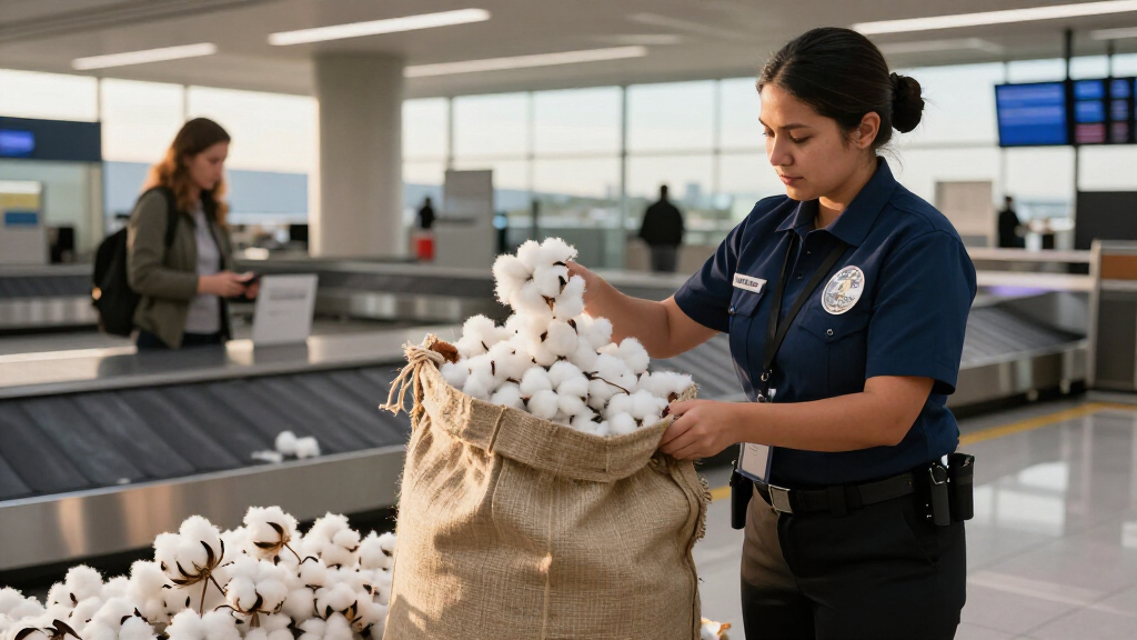 CBP Seizes 440 Pounds Of Unprocessed Cotton At Virginia’s Dulles Airport