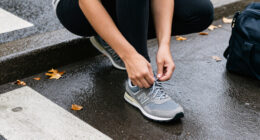 New Balance's Quietly Cool Sneaker Is A Rain Boot In Dad Shoe Form